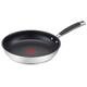 Tefal Gourmet Series H82006 Bratpfanne 28 cm, Edelstahl, schwarz/silber