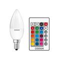 Osram LED Star+ Classic B RGBW Lampe, in Kerzenform mit E14 Sockel, dimmbarkeit und Farbsteuerung per Fernbedienung, Ersetzt 25 Watt, Warmweiß - 2700 Kelvin, 6er-Pack