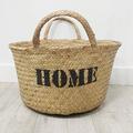 Kenay Home Home Tragetasche, Rattan, Creme, 40 x 40 x 25 cm