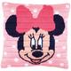 Vervaco Spannstichkissen Disney Minnie Mouse, Stickbild vorgezeichnet Spannstichpackung, vorbezeichnet, Baumwolle, Mehrfarbig, 25 x 25 x 0,3 cm