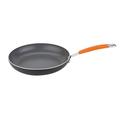 Joe leitet 11655 Easy Release Aluminium Kochgeschirr mit Antihaftbeschichtung, schwarz/orange, 28 cm