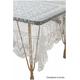 Villa d 'Este Home Tivoli Lace Tischdecke, PVC, gelb