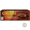 Grisbì Set 12 Keksdosen Classic Schokolade gr150 Snack Dolce, Mehrfarbig, Einheitsgröße