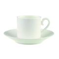 Villeroy & Boch Stella Hotel Untertasse, 6 Stück, Aus hochwertigem Premium Bone Porzellan, Weiß, 15 cm