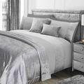Siena Home Collection Sienna Glitzer Samt Tagesdecke, 150 x 200 cm, Polyester, Silber, large-150 X 200 cm