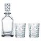 Spiegelau & Nachtmann, 3-teiliges Whisky-Set, Dekanter+ 2x Whisky-Becher, Bossa Nova, Kristallglas, 101095