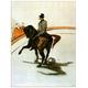 ArtPlaza TW92632 Toulouse-Lautrec-Horse in The Ring Dekorative Paneele, Holz MDF, Multifarbiert, 60x80 cm