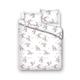 Algodón Blanco Olga Bouti Wash Bettwäsche aus Baumwolle, 100% Polyester, wendbar, 200 x 270 cm