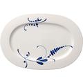 Villeroy & Boch 10-4207-2960 Vieux Luxemburg Brindille Platte oval, Premium Porcelain, weiß