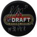 Roman Josi Nashville Predators Autographed 2008 NHL Draft Logo Hockey Puck with "#38 Pick" Inscription