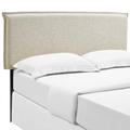 Camille Queen Upholstered Fabric Headboard MOD-5407-BEI