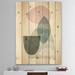 East Urban Home Distressed Dream I - Modern & Transitional Print on Natural Pine Wood in Brown/Gray/Green | 20 H x 12 W x 1 D in | Wayfair