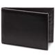 Bosca Men's Nappa Vitello Small Bifold Wallet, Black