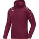 JAKO Kinder Kapuzenjacke Classico, maroon, 140, 6850