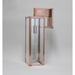 Brayden Studio® Burnam 1 - Bulb Outdoor Wall Lantern Glass/Metal in Brown | 21 H x 5.5 W x 9 D in | Wayfair 3D2CDACA3E0340FCB05A1572D2D8E226