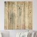 East Urban Home A Woodland Walk into the Forest VI - Modern Farmhouse Print on Natural Pine Wood in Gray | 46 H x 46 W x 0.78 D in | Wayfair