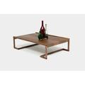 ARTLESS Untitled Solid Wood Sled Coffee Table Metal in Brown | 12 H x 60 W x 40 D in | Wayfair A-U-U3-W