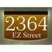 EZ Street Signs 2 line LED address sign w/ landscape light adapter Plastic in Orange | 4.5 H x 16 W x 1.25 D in | Wayfair H2A-CN-BO