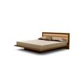 Copeland Furniture Moduluxe Solid Wood and Platform Bed Wood and /Upholstered/Microfiber/Microsuede in Black/Brown | 35 H x 78 W x 90 D in | Wayfair