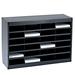 Safco Products Company E-Z Sort® Literature Organizer, 36 Letter Size Compartments Metal in Black | 25.75 H x 37.5 W x 12.75 D in | Wayfair