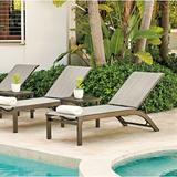 Telescope Casual Kendall Reclining Chaise Lounge Metal | 41 H x 25.75 W x 66.75 D in | Outdoor Furniture | Wayfair 910J93002