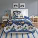 Zoomie Kids Daniell Monster Truck Microfiber Reversible Quilt Set | Full Quilt + 2 Standard Shams + 1 Throw Pillow | Wayfair