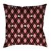 Latitude Run® Avicia Throw Pillow Polyester in Red | 14 H x 14 W x 3 D in | Wayfair 65B6E0B52FFE40C997BAA21FAC946C35