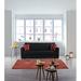 Latitude Run® Advika Twin 82" Wide Convertible Sofa w/ Storage Wood/Metal/Polyester in Black | 31 H x 82 W x 29 D in | Wayfair