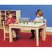 Childcraft Rectangular Activity Table Wood in Brown/White | 36 H x 48 W x 24 D in | Wayfair 1337191