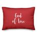 Ebern Designs Lyell God Of Love Throw Pillow Polyester/Polyfill blend in Red | 14 H x 20 W x 1.5 D in | Wayfair E30899F25B4A42A1BD60B7B8F3C2C7E5