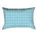 Latitude Run® Avicia Indoor/Outdoor Lumbar Pillow Polyester/Polyfill blend in Blue | 14 H x 20 W x 3 D in | Wayfair