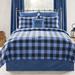Loon Peak® Vanburen Still Lake Cabin & Lodge Comforter Set Polyester/Polyfill/Cotton in Blue | Full/Double Comforter + 2 Shams + 1 Bed Skirt | Wayfair