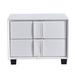 Orren Ellis Cortinas 2 - Drawer Nightstand Wood/Upholstered in White | 16 H x 20.4 W x 15.7 D in | Wayfair 1B3BBD0D14B741A0820B0D75B09D350B
