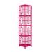 Bayou Breeze Manley 72" H x 23" W Wood Corner Bookcase Wood in Pink | 72 H x 23 W x 16 D in | Wayfair C868CB5495C44FAE9162180301746EEB