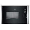 NEFF HLAWD53N0B N50 Microwave Oven with Automatic Programmes, Control Dial & One-Touch Buttons, Side-opening hinged door, Black & Stainless Steel