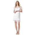 ESPRIT Maternity Damen Dress WVN ss Kleid, Elfenbein (Off White 110), 38