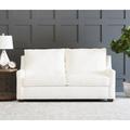 Birch Lane™ Gemi 72" Upholstered Sofa in White | 33 H x 72 W x 36 D in | Wayfair 0D2294F795A04A5F9D1A0E5258D6573C