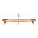Playcraft Telluride Shuffleboard Table Solid Wood/Manufactured Wood in Brown | 33 H x 31.5 W in | Wayfair Telluride Honey 18