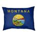 Tucker Murphy Pet™ Burien Montana Flag Designer Pillow Fleece, Polyester | 9.5 H x 29.5 W x 19.5 D in | Wayfair 389D10FE70324BCF99242C78E2C16015