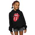 Rolling Stones Girls Classic Tongue Hoodie Black 9-11 Years