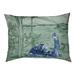 Tucker Murphy Pet™ Burkart Japanese Courtesan Designer Pillow Fleece, Polyester in Green | 14 H x 42.5 W x 32.5 D in | Wayfair