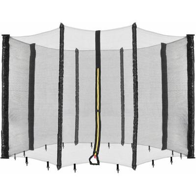 Sicherheitsnetz Trampolin ø 305 cm 8 Stangen Ersatznetz Fangnetz UV-beständig wetterfest engmaschig Image