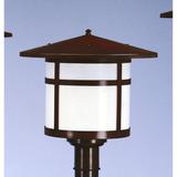 Arroyo Craftsman Berkeley 13 Inch Tall 1 Light Outdoor Post Lamp - BP-17-CS-MB