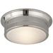 Visual Comfort Signature Collection Thomas O'Brien Calliope 11 Inch 2 Light Flush Mount - TOB 4203PN