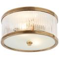 Visual Comfort Signature Collection Alexa Hampton Randolph 11 Inch 2 Light Flush Mount - AH 4200HAB-FG