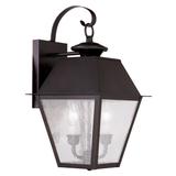 Livex Lighting Mansfield 16 Inch Tall 2 Light Outdoor Wall Light - 2165-07