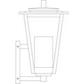 Arroyo Craftsman Brighton 14 Inch Tall 1 Light Outdoor Wall Light - BRB-8CLR-WHT-BK