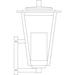 Arroyo Craftsman Brighton 14 Inch Tall 1 Light Outdoor Wall Light - BRB-8CLR-WHT-BK