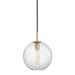 Hudson Valley Lighting Rousseau 11 Inch Mini Pendant - 2010-AGB-CL