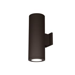 WAC Lighting Tube Architectural 17 Inch Tall 2 Light LED Outdoor Wall Light - DS-WD06-F35C-BZ